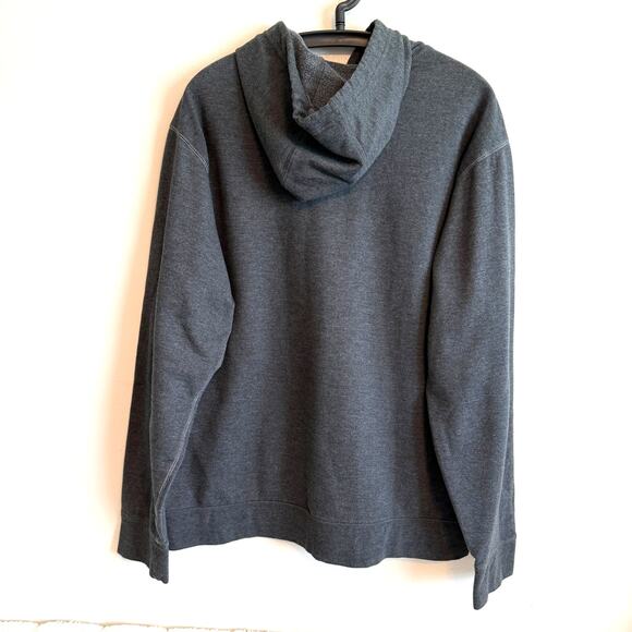 Eddie Bauer Mens Large Gray Sweatshirt Hoodie Activewear Athleisure Outdoors - Picture 2 of 11